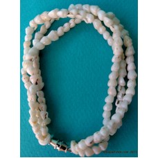 Momi Three Strand Ni`ihau Shell Bracelet 2